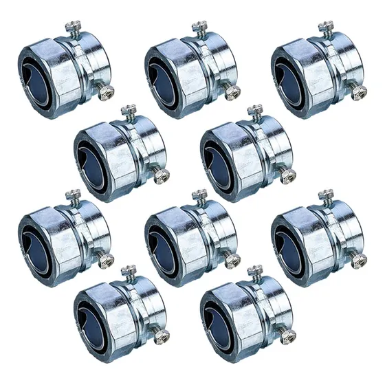  Conector Tuberia Emt A Flexible Metalico 20mm (pack 10unds)