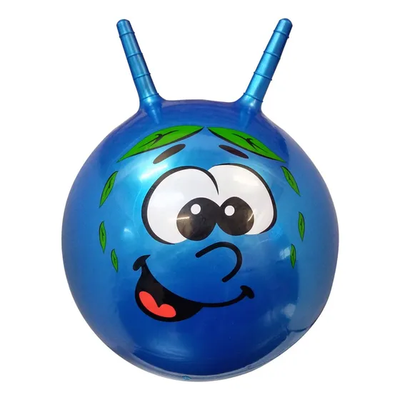 Pelota Inflable Pvc Con Manija Grande Colores 