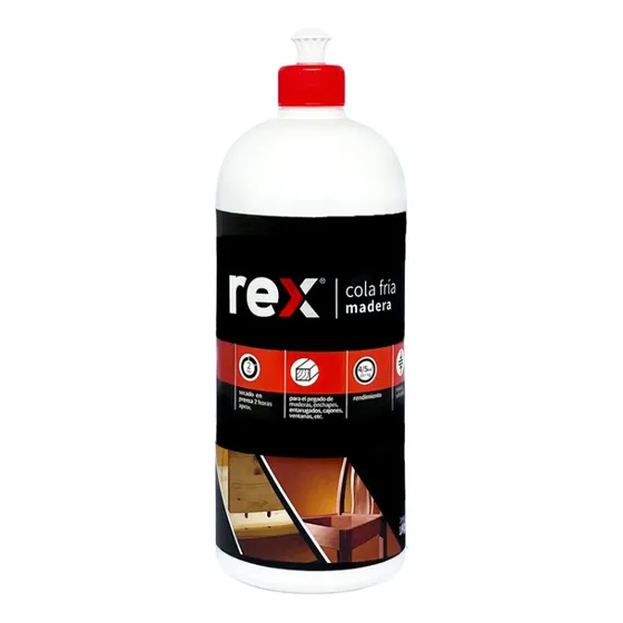 Cola Fría Madera Carpintero Rex Frasco Dosificador 1kg