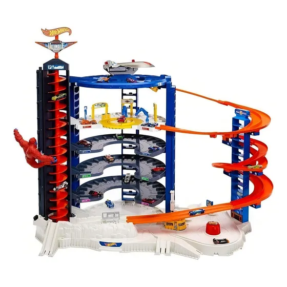 Pista De Juguete Hot Wheels City Super Ultimate Garage