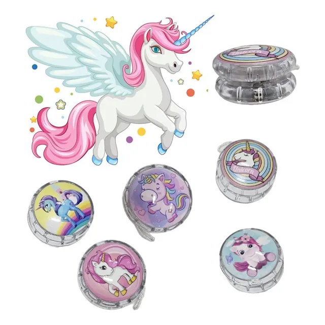 Kit 2 Yoyo Unicornio Ioio (io-io) Com Led Brinquedo