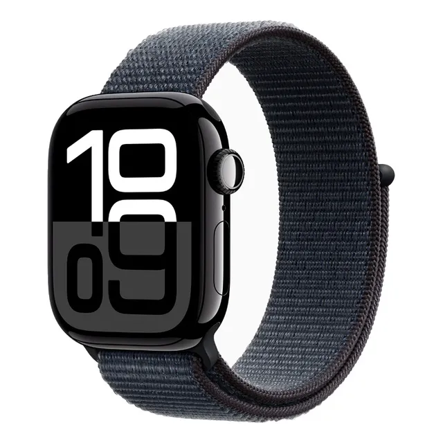 Apple Watch Series 10 42mm Aluminio Negro Sportloop