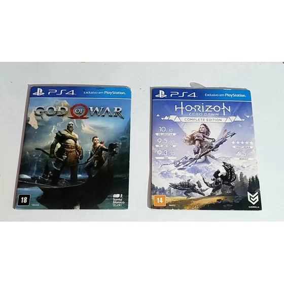 God Of War God + Horizon Zero Ps4 Físico