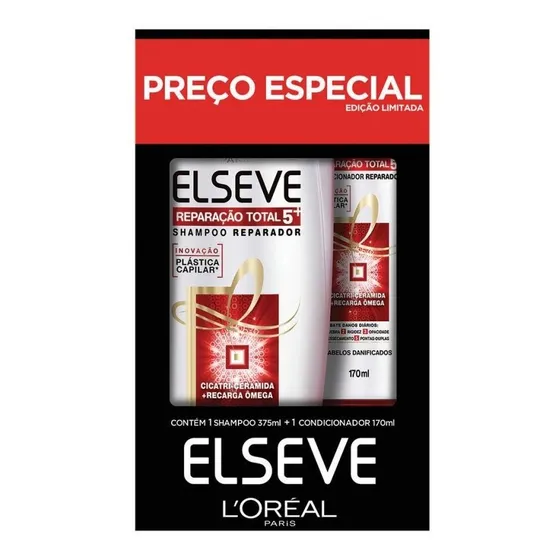 Kit Shampoo E Condicionador Elèseve Reparação Total