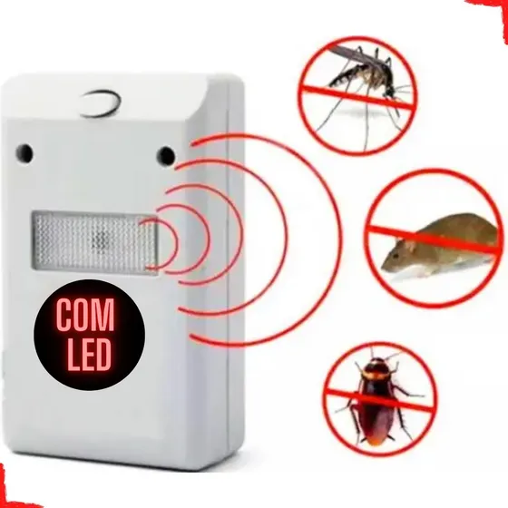 Aparelho Espanta Pernilongo Mosquito Rato Barata Vibração 