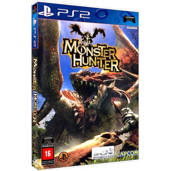 Monster Hunter Playstation 2 Disco Físico Para Ps2 Bloqueado
