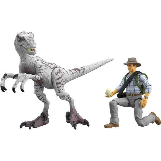 Jurassic World Hammond Collection Dr. Grant & Velociraptor