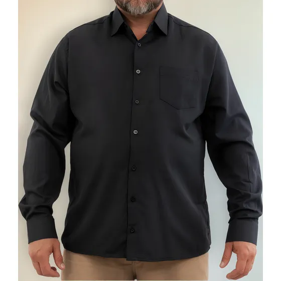 Camisa Social Masculina Extra Grande Plus Size Promoção 