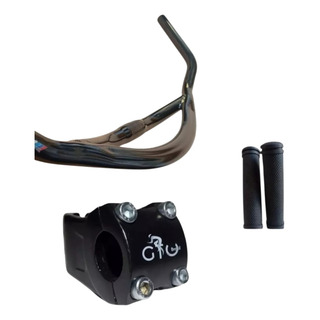 Combo Guidão Manopla E Mesa 25.4mm 0º Mtb Ahead Set Life Combo Guidão Manopla E Mesa 25.4mm 0º Mtb Ahead Set Life