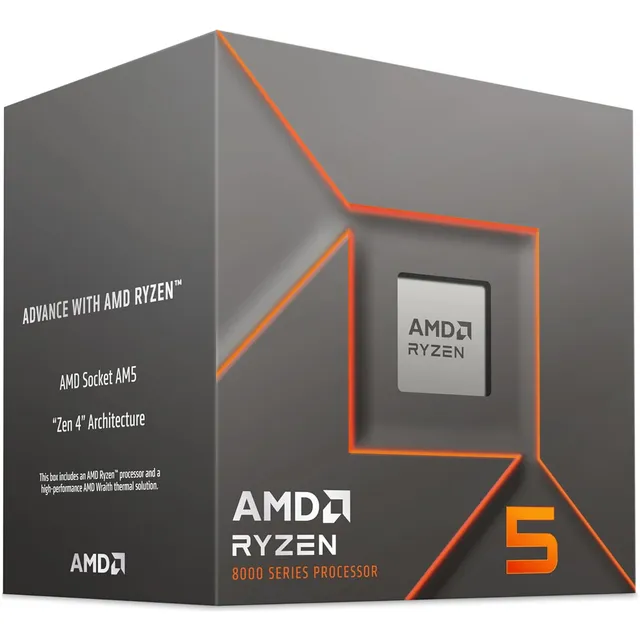 Procesador Amd Ryzen 5 8400f 4.2 Ghz Six Core Socket Am5
