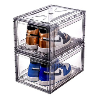 Organizador Zapatos Grandes Apilable Magnetico De Acrílico Organizador Zapatos Grandes Apilable Magnetico De Acrílico
