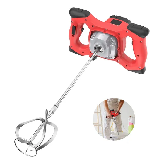 Misturador Elétrico De Argamassa Para Tinta Gesso 110v/220v