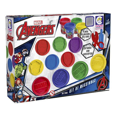 Brinquedo Massinha Marvel Avengers Brinquedo Massinha Marvel Avengers