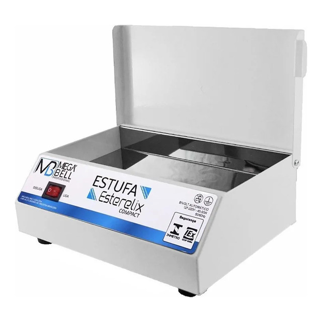 Estufa Manicure Esterilizador De Alicates Pedicure Mega Bell Cor Branco Estufa Manicure Esterilizador De Alicates Pedicure Mega Bell Cor Branco