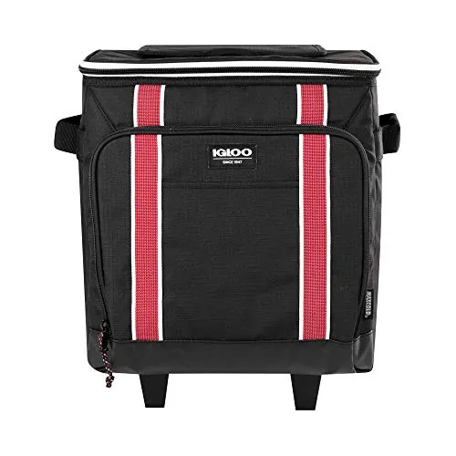 Large Portable Insulated Soft Coolers With Rolling Whee...