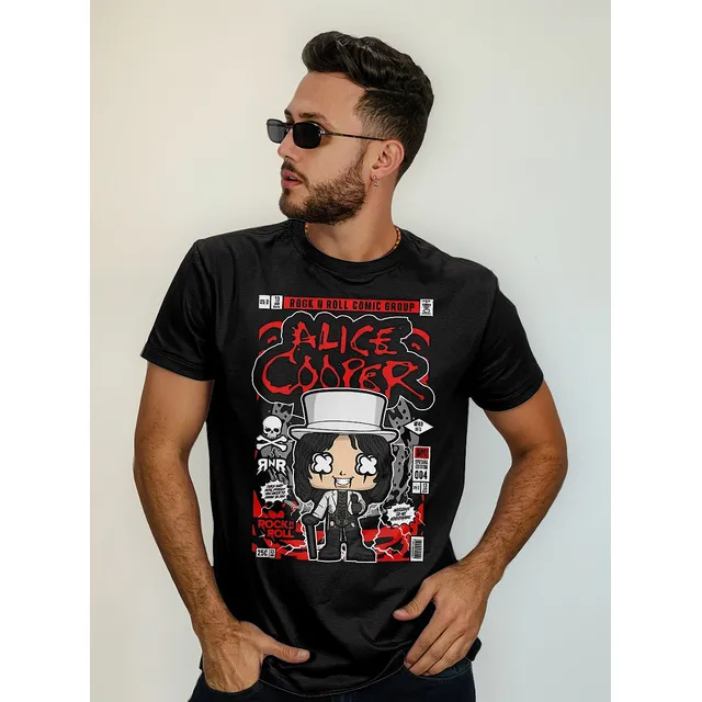 Remera Alice Cooper Funko Heavy Metal Rock