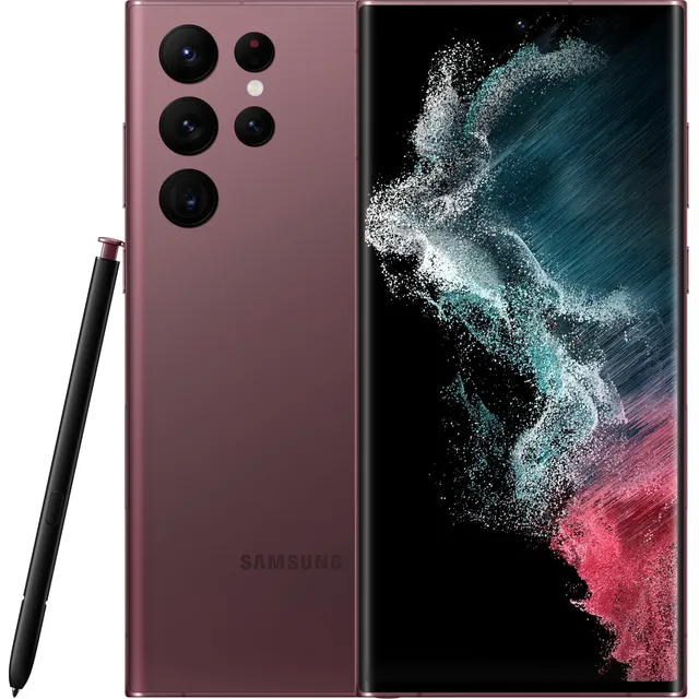 Samsung Galaxy S22 Ultra 5g (snapdragon) 5g 128 Gb Burgundy Burgundy