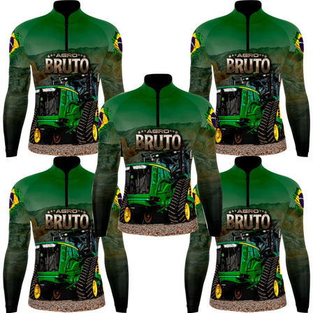 Kit 5 Camisas Agro Fazenda Trator Agricultura Proteção Uv. Kit 5 Camisas Agro Fazenda Trator Agricultura Proteção Uv.