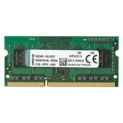 Kingston Technology 4gb 1600mhz Ddr3l Pc3-12800 1.35v No Ecc
