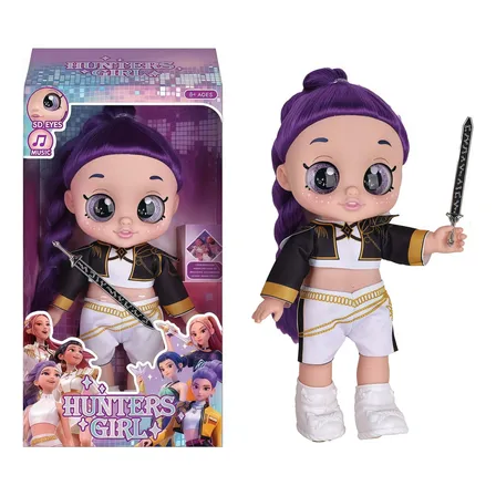 Muñeca Tipo K-pop Con Ojos 5d Y Música Hunters Girl A 10-inch Rumi