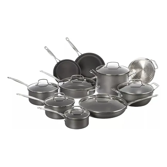 Juego De Ollas 17pz Acero Inoxidable Anodizado Cuisinart