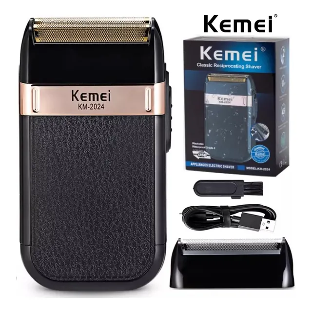 Maquina Afeita Profesional Shaver Modelo Kemei  Inalambrica