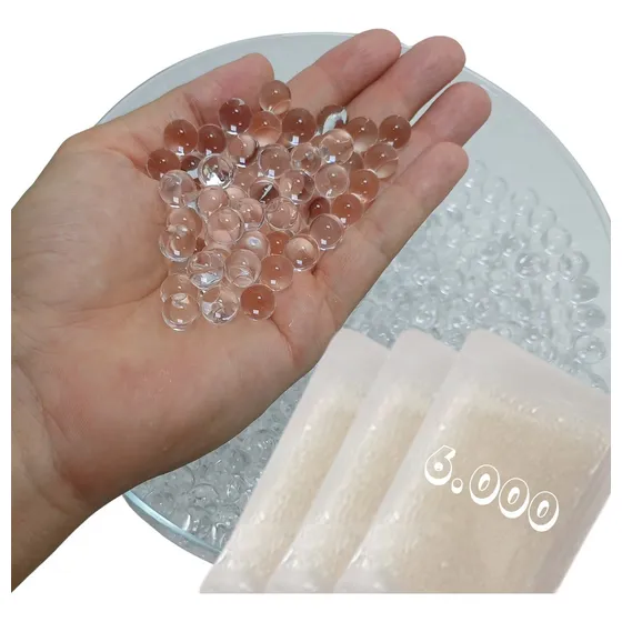 Bolinhas De Gel Cresce Na Água Decoração Vaso Plantas 6.000 Cor Transparente