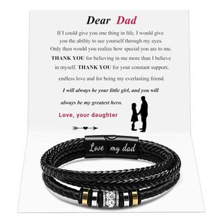 Día Del Padre Regalo Único Para Papá De Hija Brazalete De Cu Día Del Padre Regalo Único Para Papá De Hija Brazalete De Cu