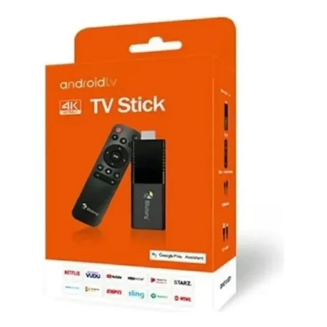Tv Stick Wi-fi Smart Tv Android Hdmi Tv Box Fire Tv Stick Cor Preto Tipo de controle remoto Padrão