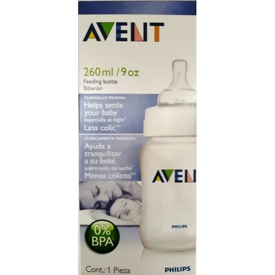 Tetero Avent Anticolico 9 Onzas Original 100% Nuevos Made Uk