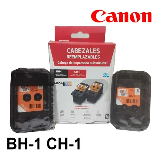 Combo Cabezal Canon G4110 G2110 G3110 Bh-1 Neg Ch-1 Color