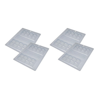 Forma Barra Chocolate P/ Rechear 3 Partes 150g Bwb Kit 4 Un. Forma Barra Chocolate P/ Rechear 3 Partes 150g Bwb Kit 4 Un.