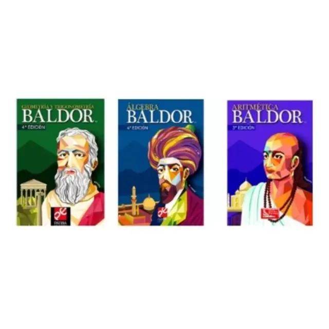 Algebra De Baldor ,aritmética, Geometría Con Trigonométria