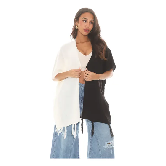 Poncho Combinado Marsella Mujer
