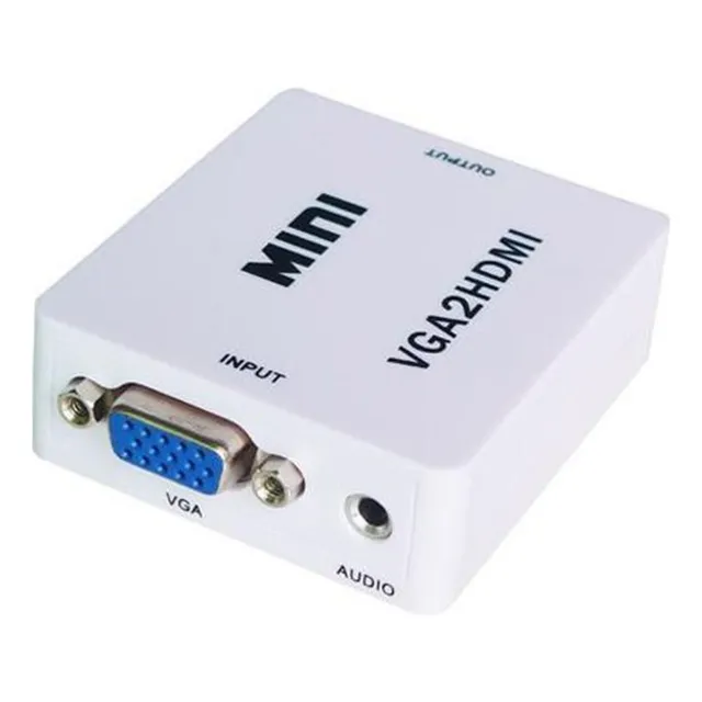 Convertidor / Adaptador Vga A Hdmi + Audio - Pc Y Portátiles