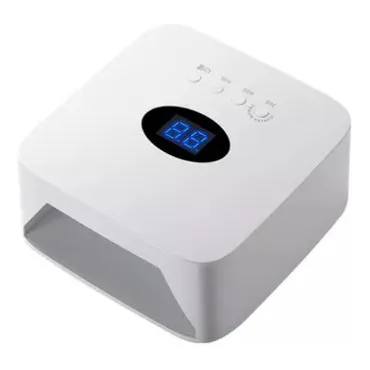 Lámpara De Uñas Led Uv Inalámbrica Recargable 54w