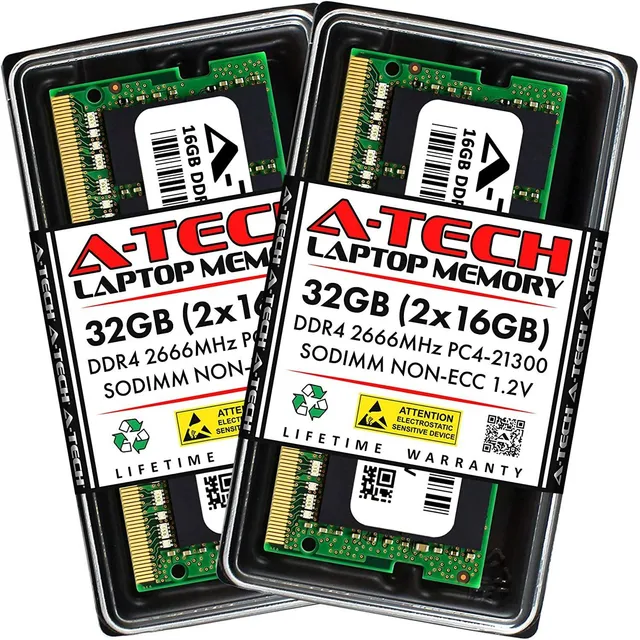 Memorias Ram 32gb (2x16gb) Ddr4 2666mhz So-dimm Cl19