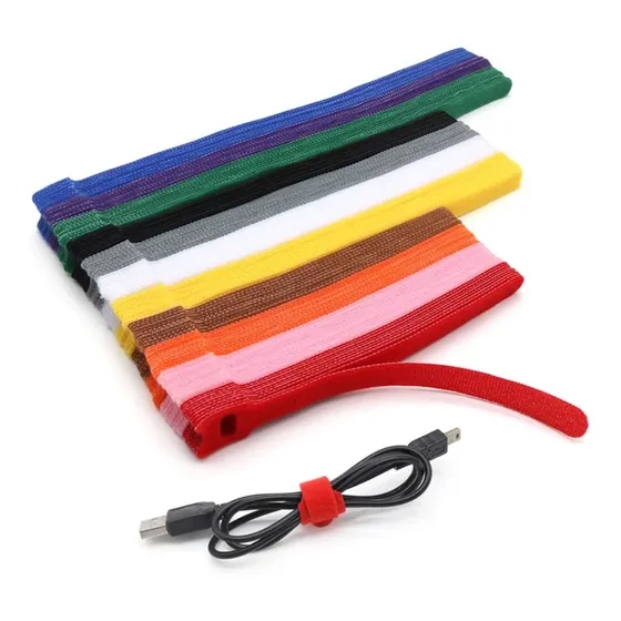 Presilha 15 E 25cm Fita Abraçadeira Cabos Chicote Total 100