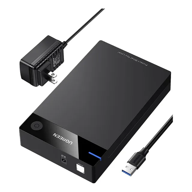 Carcasa Disco Duro 3.5  Ugreen Cable Usb 3.0 Adaptador Incl.
