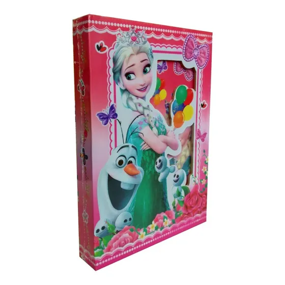Frozen Diario Niña Con Candado + Llave Juguetería