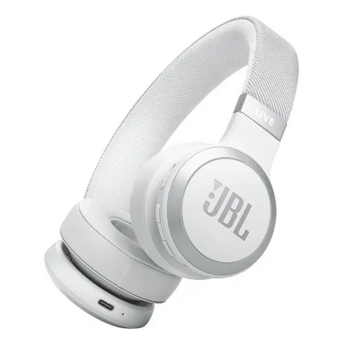 Audífonos Wireless Jbl Purebass Bluetooth 670nc Blanco