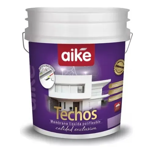 Membrana Liquida En Pasta Techos Aike X 20 Lt