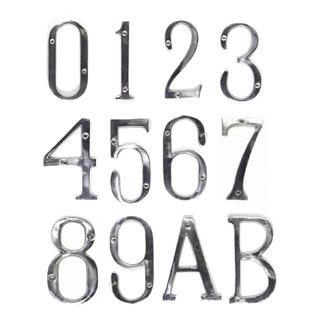 4 Pzas - Numeros Y Letras De Aluminio Para Casa U Oficina 4 Pzas - Numeros Y Letras De Aluminio Para Casa U Oficina