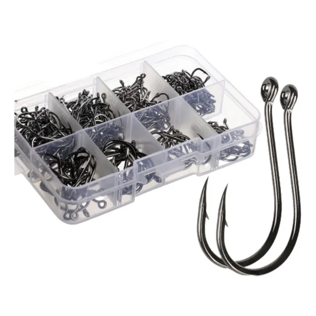 Caja Con 300 Anzuelos Pesca Variada  #3 Al #16 