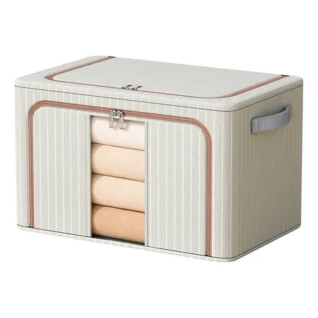 100l Caixa Organizadora Grande Roupas Coberta Toalha Lençol