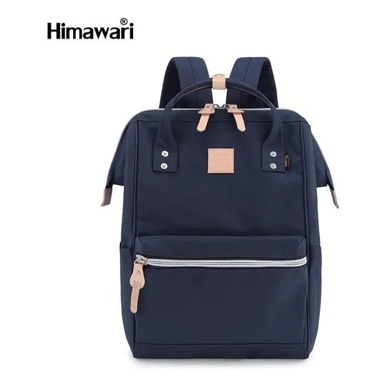 Himawari - Mochila H1882-3 Saffron De 17  Azul Marino