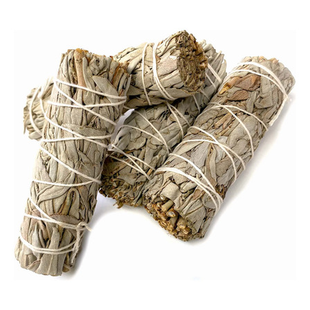 Sálvia Branca 3 Bastões De 25g (incenso Nativo Americano) Sálvia Branca 3 Bastões De 25g (incenso Nativo Americano)