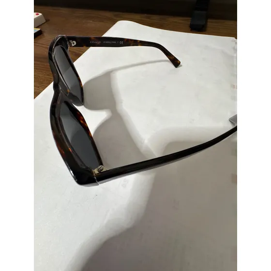 Lentes Coach 56 * 19 Marrón Oscuro No. 512087 Sin Rayas