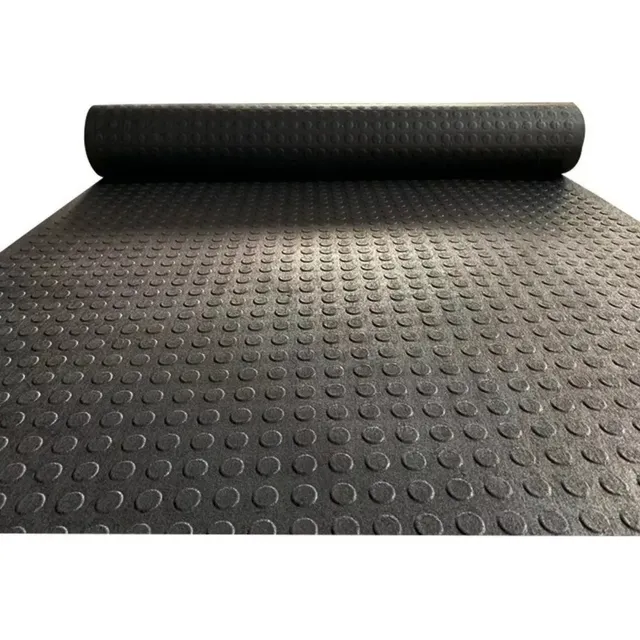 5 Metros Tapete Moeda 80cm Larg Emborrachado Palcos Preto
