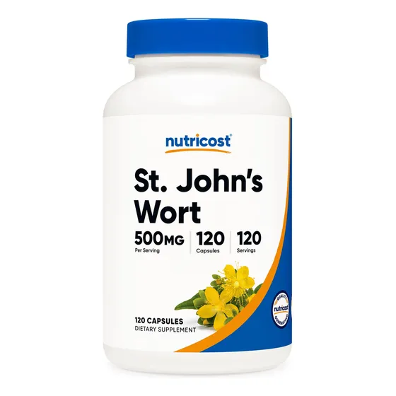 Suplemento Nutricost: Cápsulas De Hierba De San Juan, 500 Mg